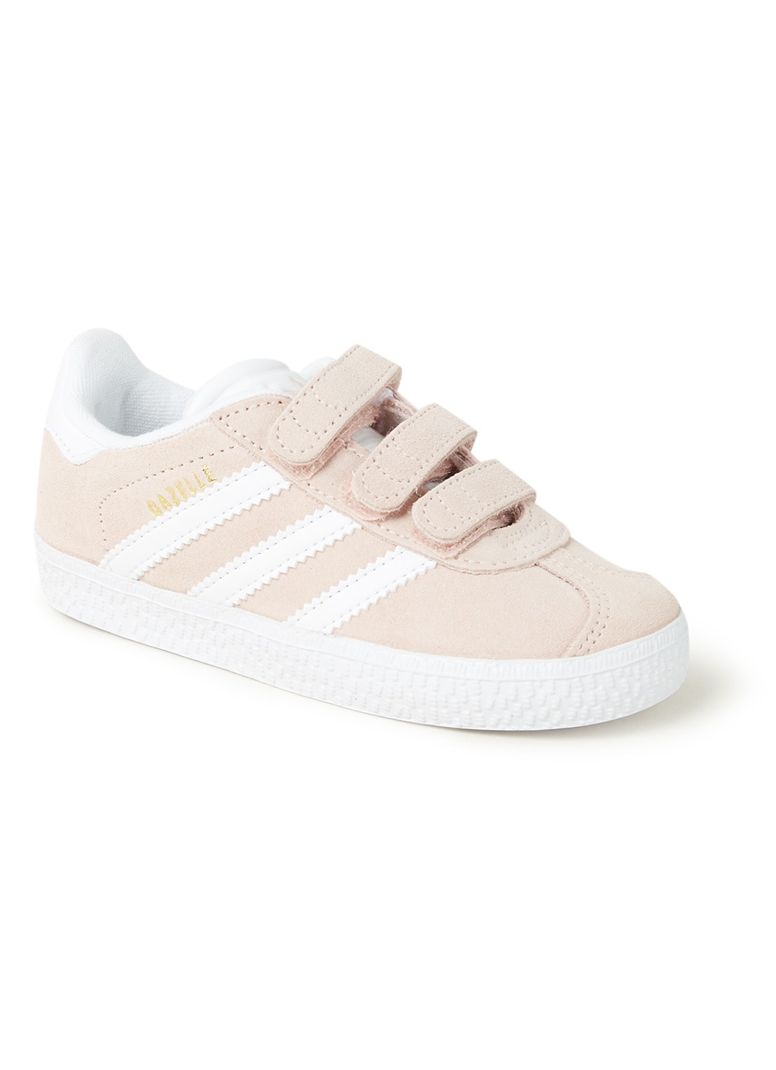 Adidas Gazelle sneaker van suède - voorkant 4 roze