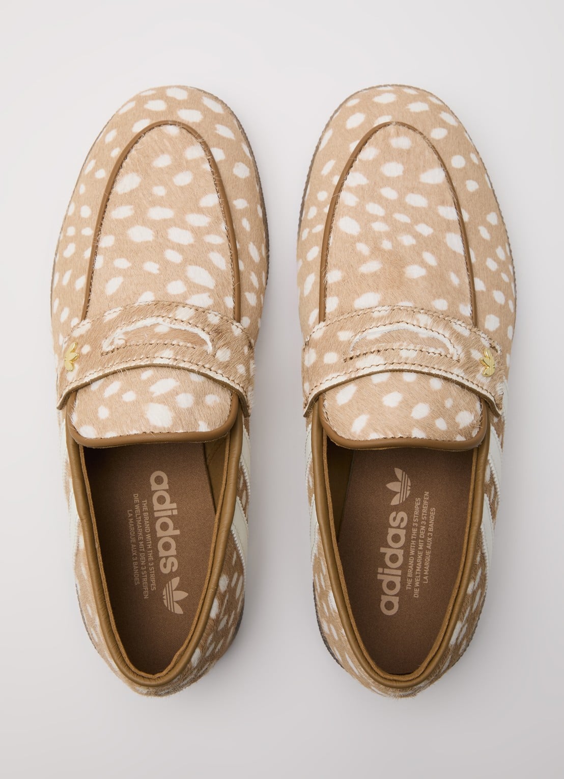 Adidas Handball Spezial loafer met dierenprint - detail 3 camel
