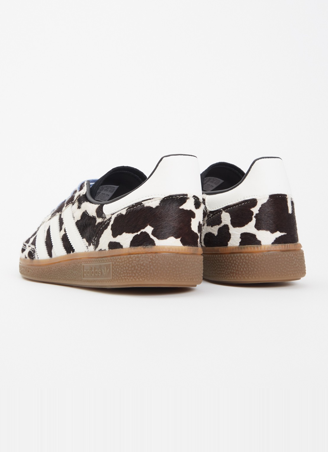 Adidas Handball Spezial sneaker met panterprint - achterkant 2 donkerbruin