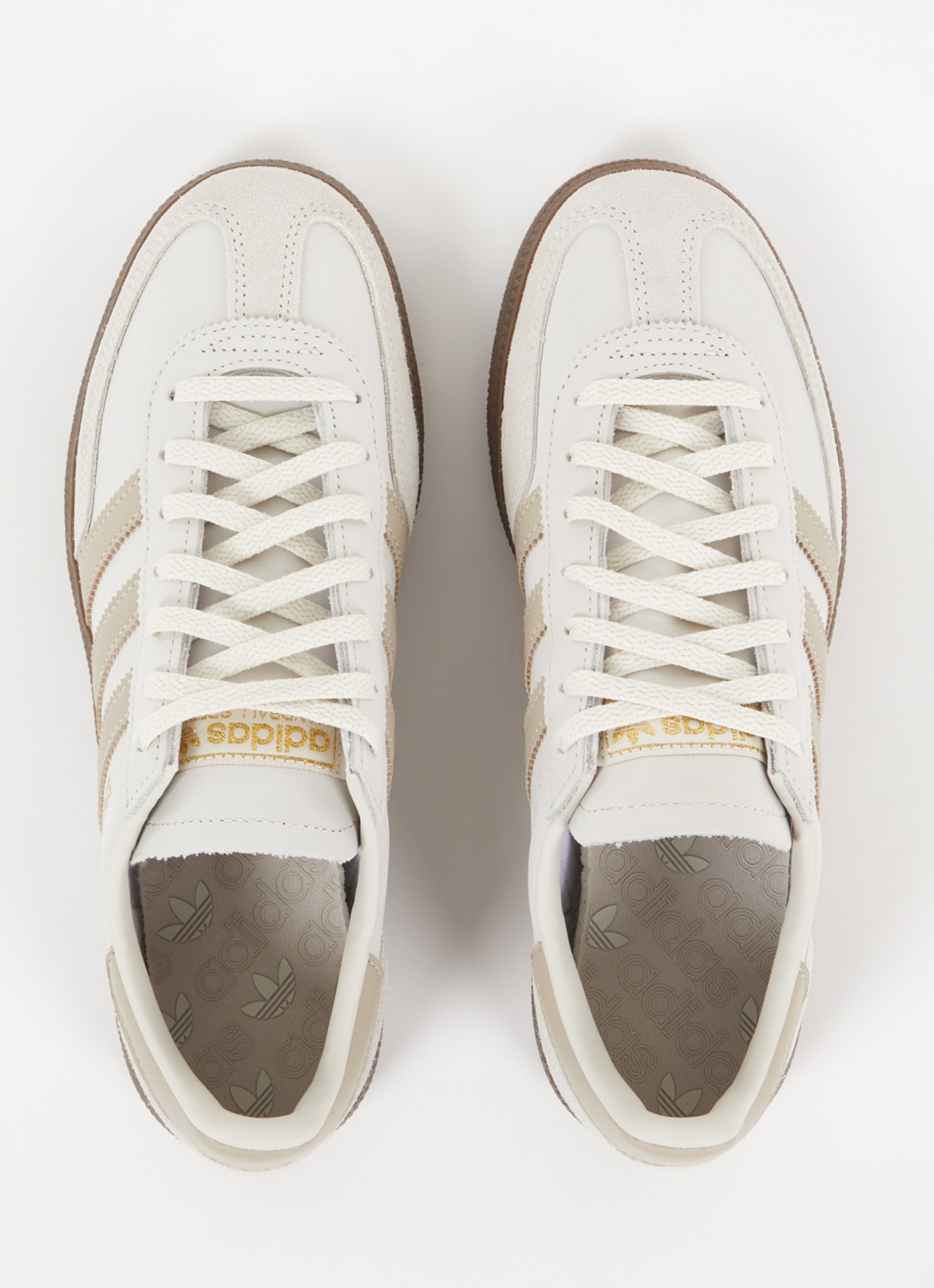 Adidas Handball Spezial sneaker van nubuck met suède details - detail 3 beige
