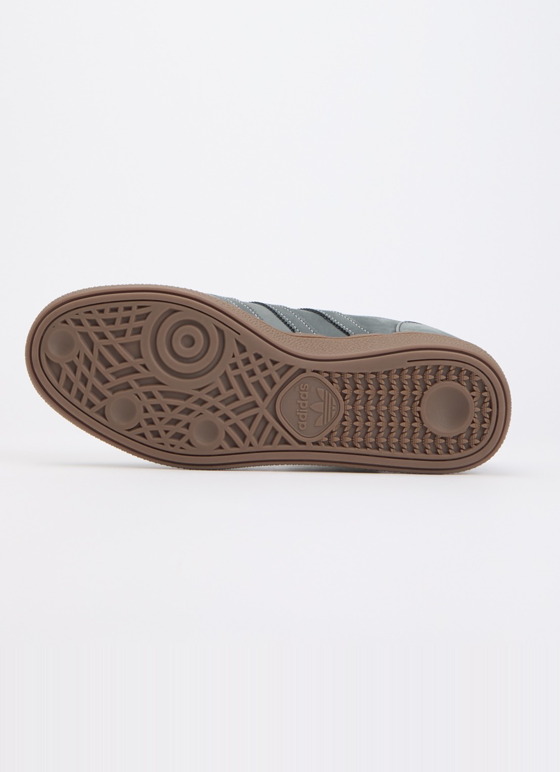 Adidas Handball Spezial sneaker van suède met leren details  - detail 4 antraciet