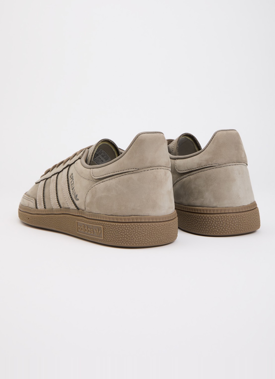 Adidas Handball Spezial sneaker van suède met leren details  - achterkant 2 bruin