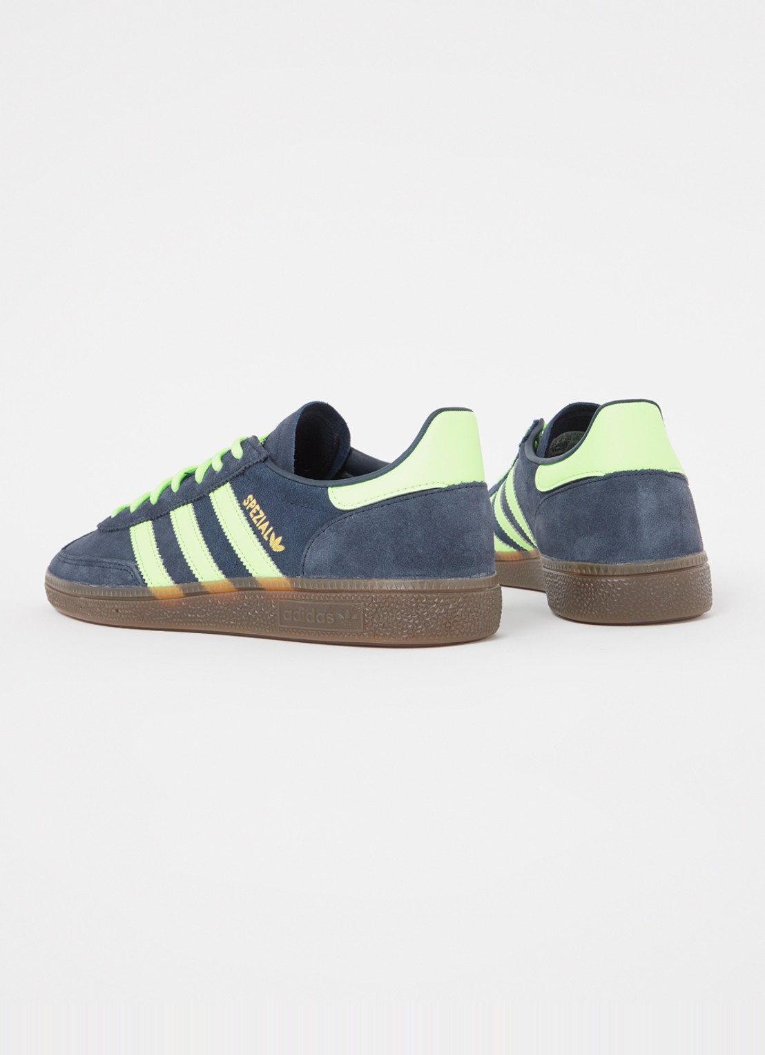 Adidas Handball Spezial sneaker van suède met leren details - achterkant 5 indigo