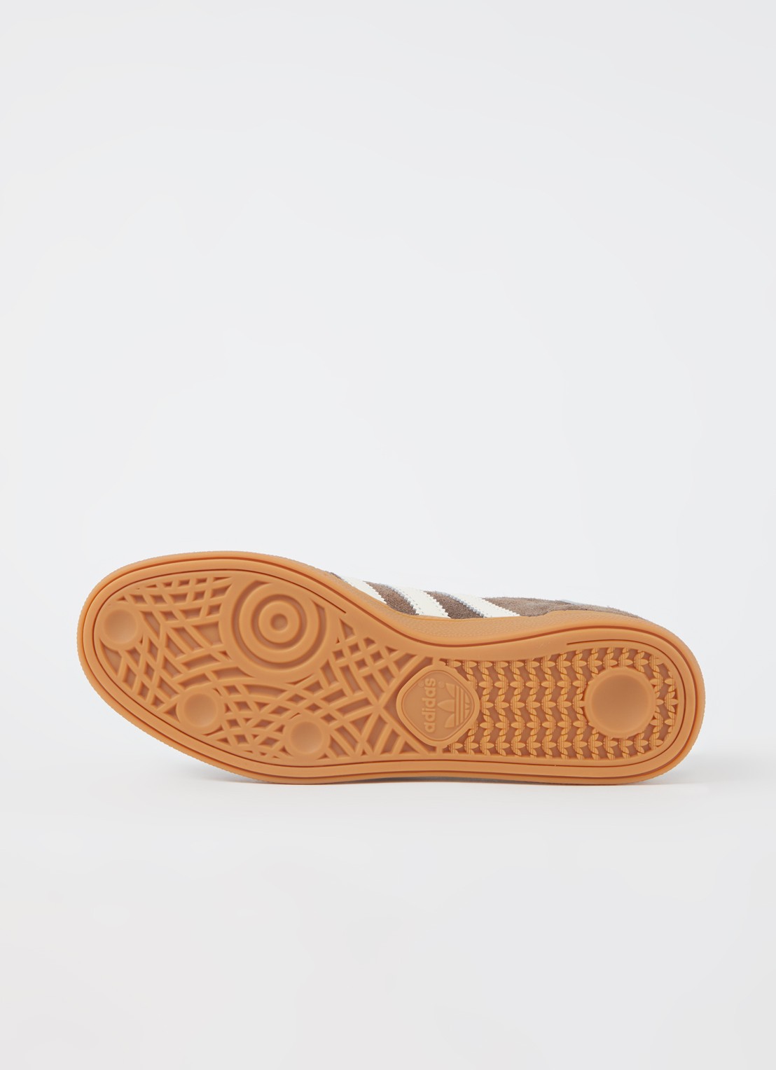 Adidas Handball Spezial sneaker van suède met leren details - detail 5 lichtbruin