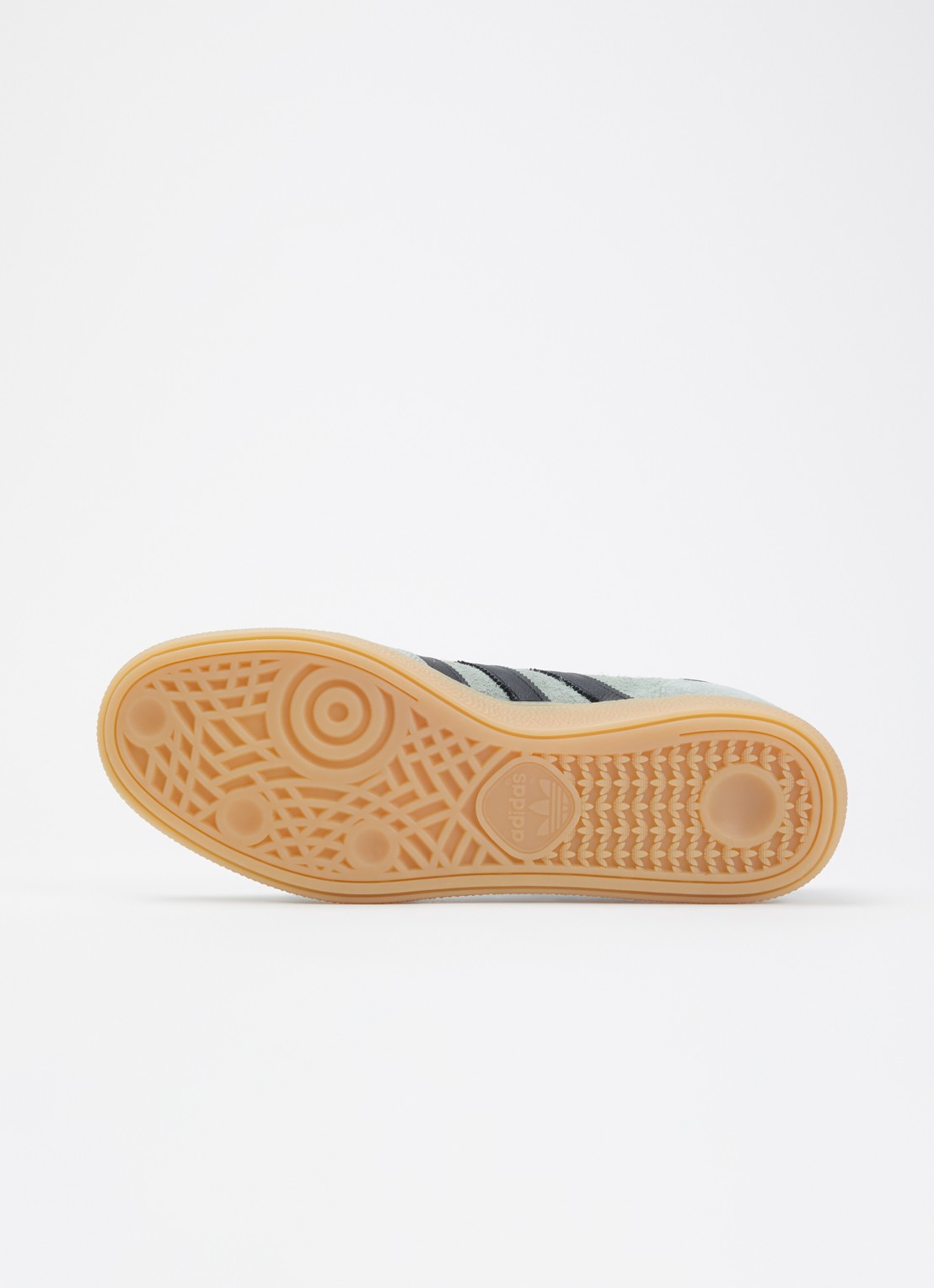 Adidas Handball Spezial sneaker van suéde met leren details  - detail 5 blauwgrijs