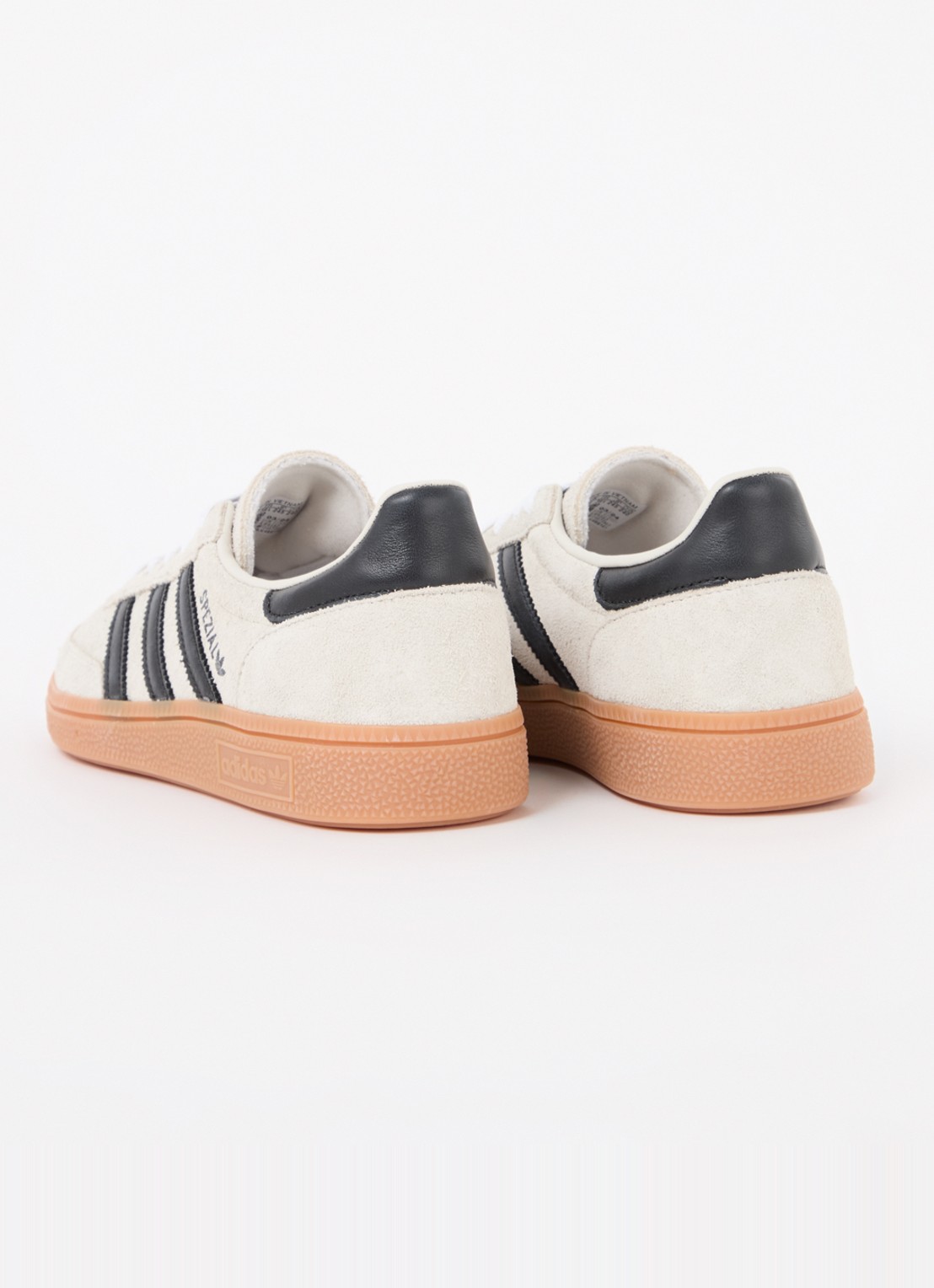 Adidas Handball Spezial sneaker van suède - achterkant zwart