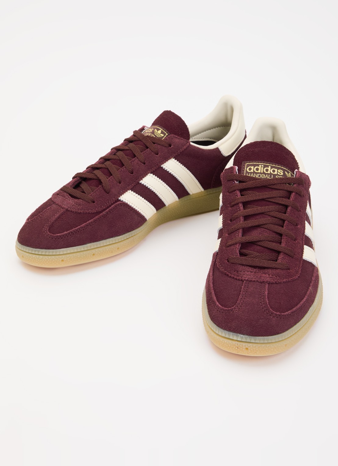 Adidas Handball Spezial sneaker van suède - detail 2 bordeauxrood
