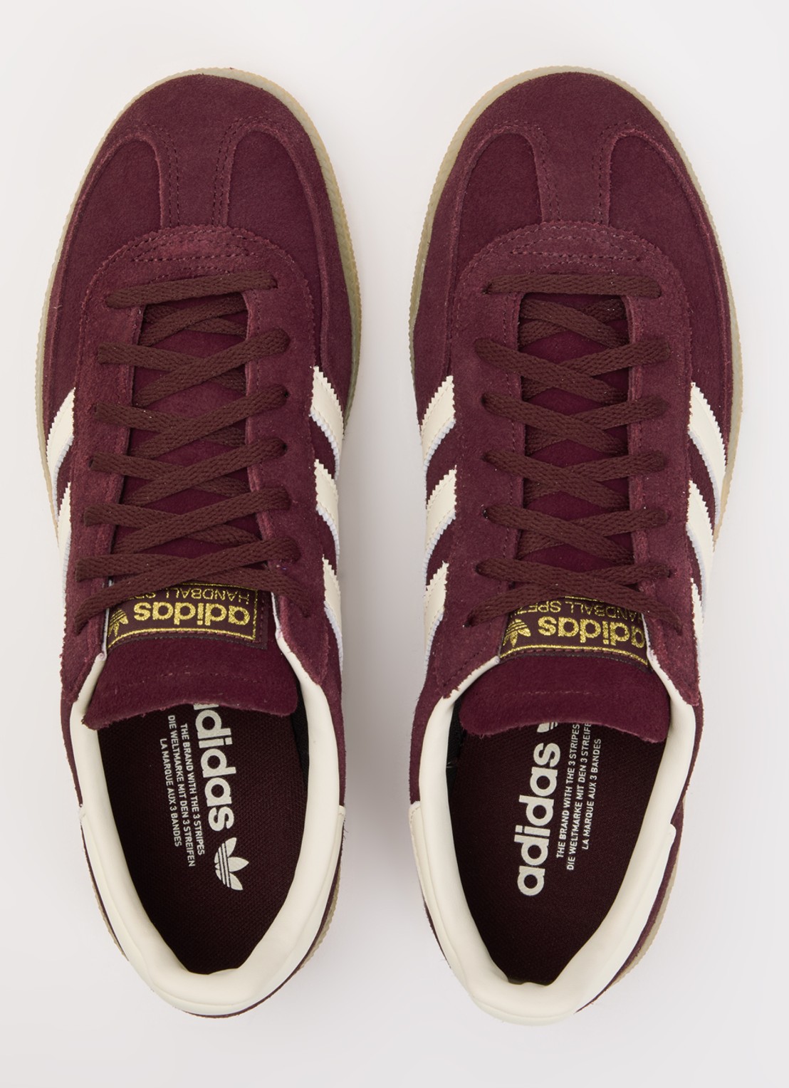 Adidas Handball Spezial sneaker van suède - detail 3 bordeauxrood
