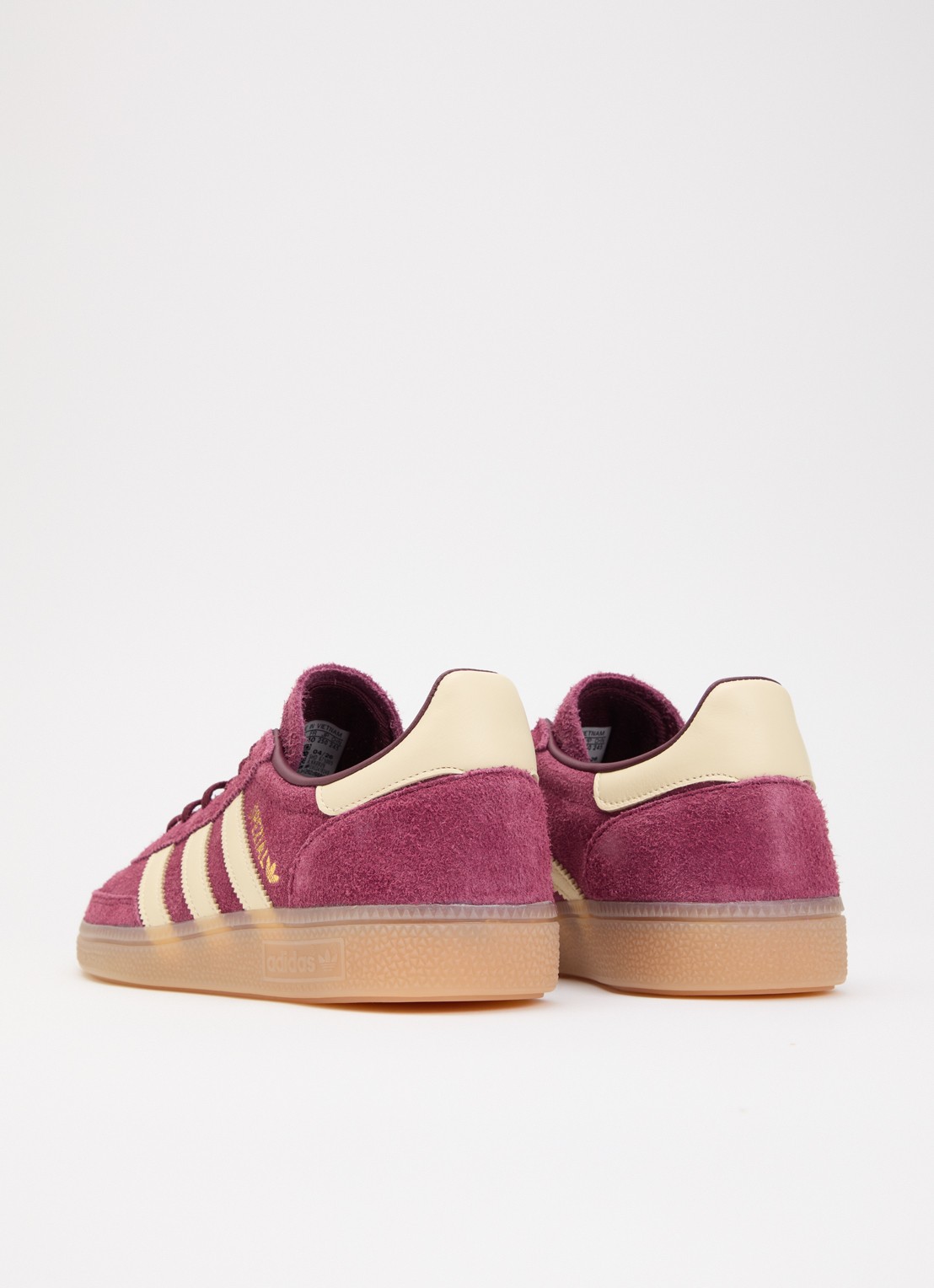 Adidas Handball Spezial sneaker van suède - achterkant vanillegeel
