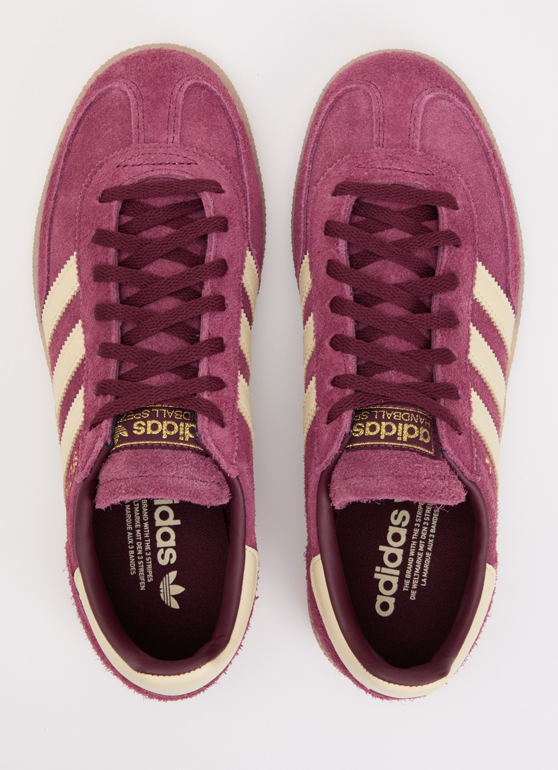 Adidas Handball Spezial sneaker van suède - detail 3 vanillegeel
