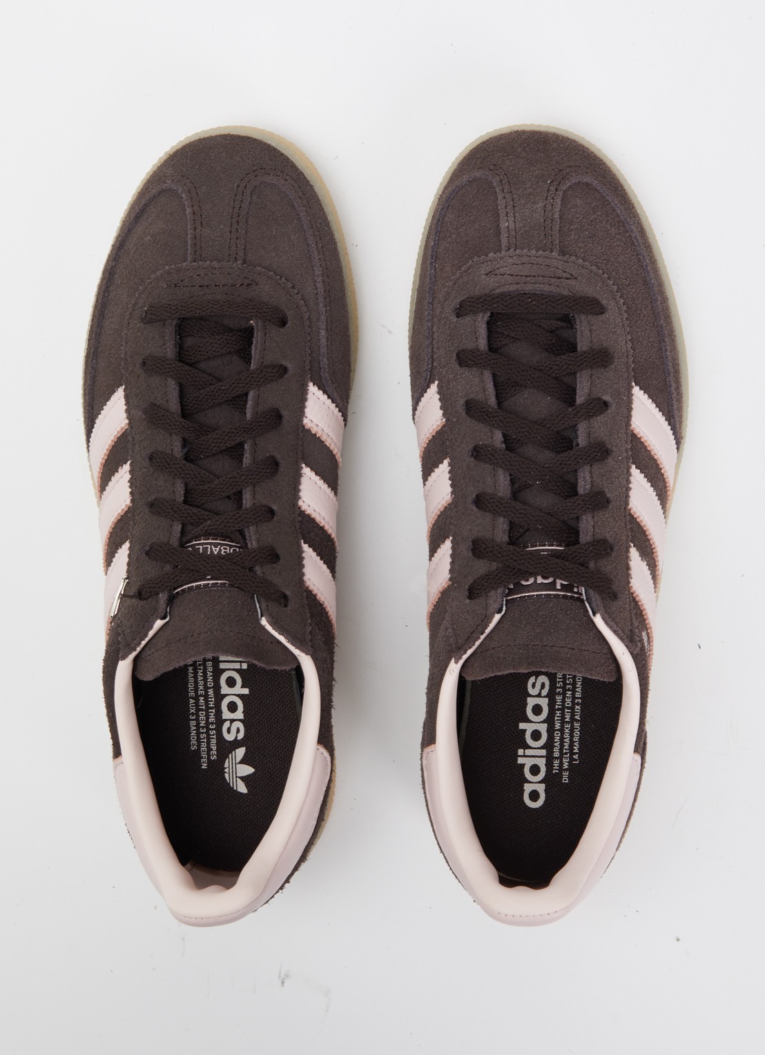 Adidas Handball Spezial sneaker van suéde  - detail 4 donkerbruin