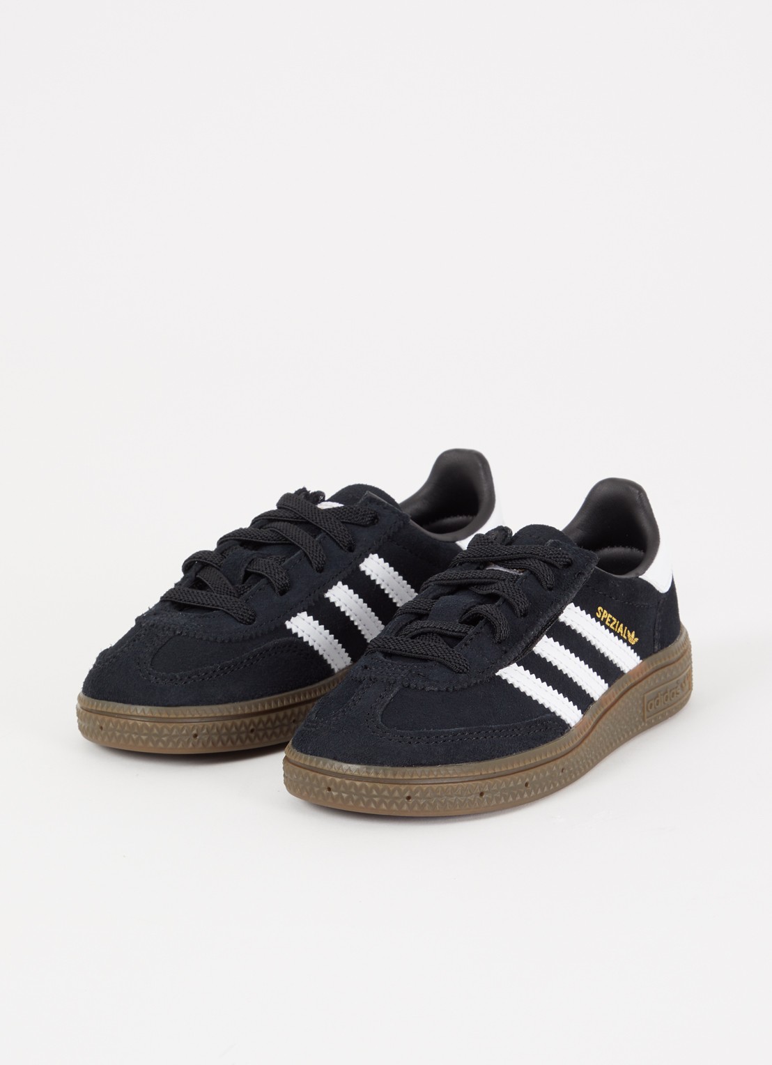 Adidas Handball Spezial sneaker van suède - voorkant 2 zwart