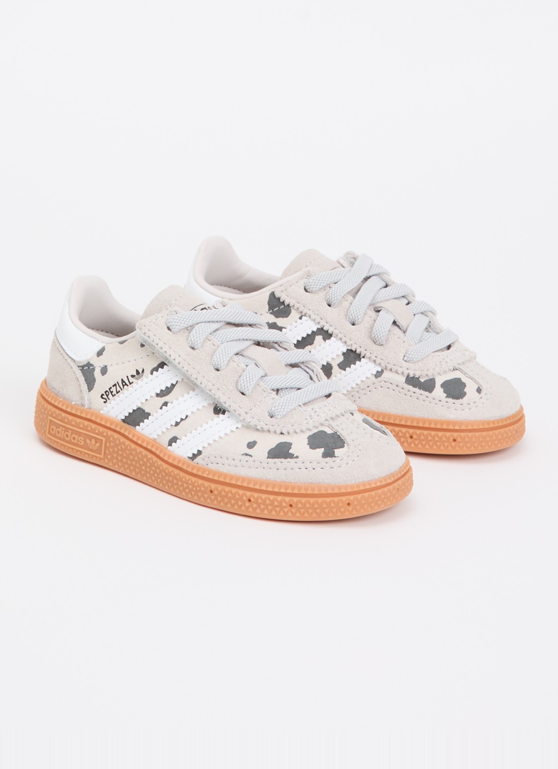 Adidas Handball Spezial sneaker van suède - voorkant 4 grijs