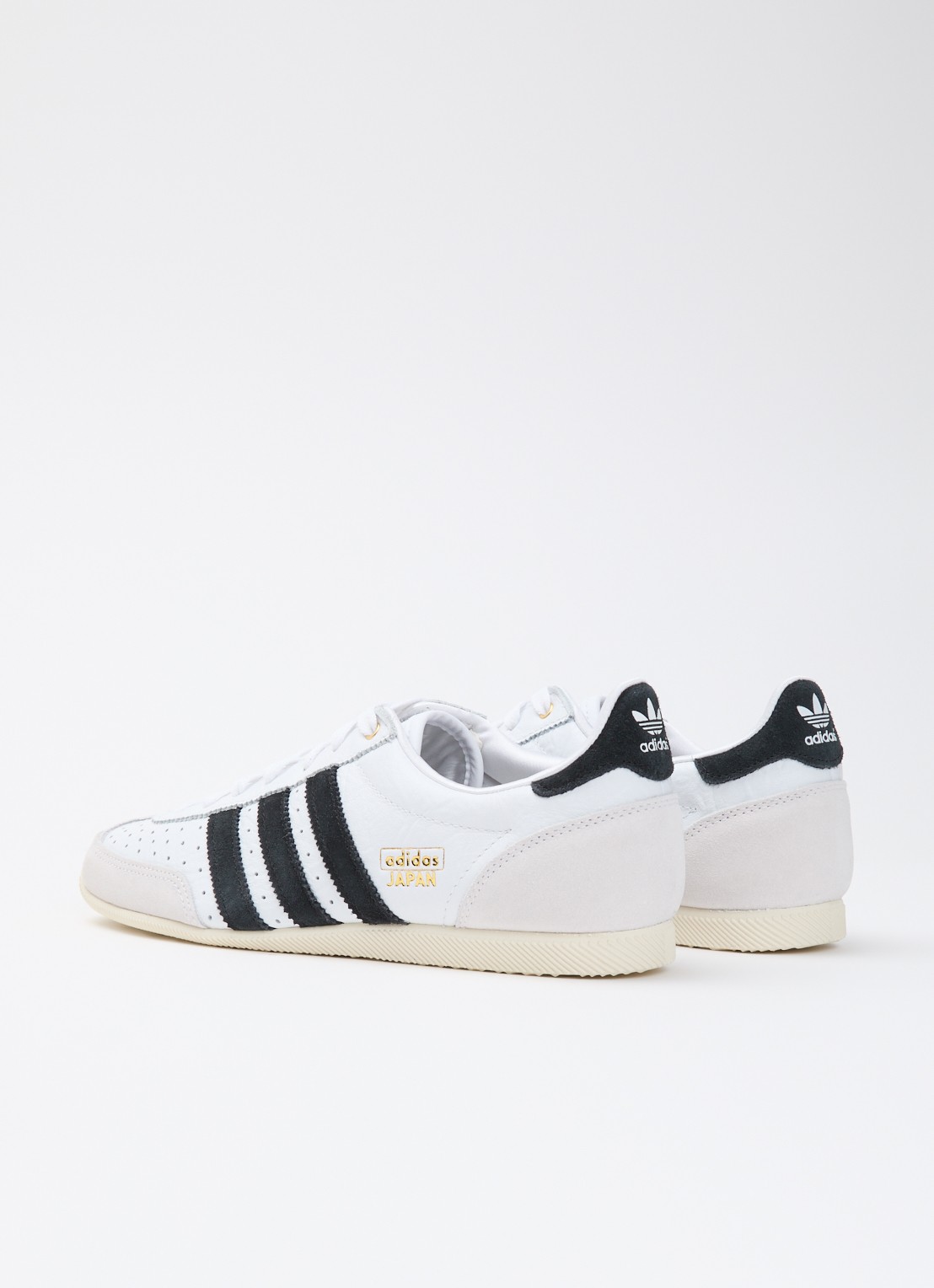 Adidas Japan sneaker van leer met suède details - achterkant wit