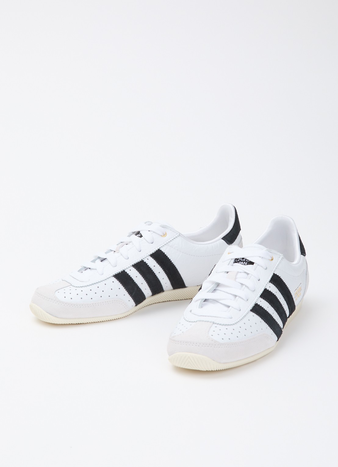Adidas Japan sneaker van leer met suède details - detail 2 wit