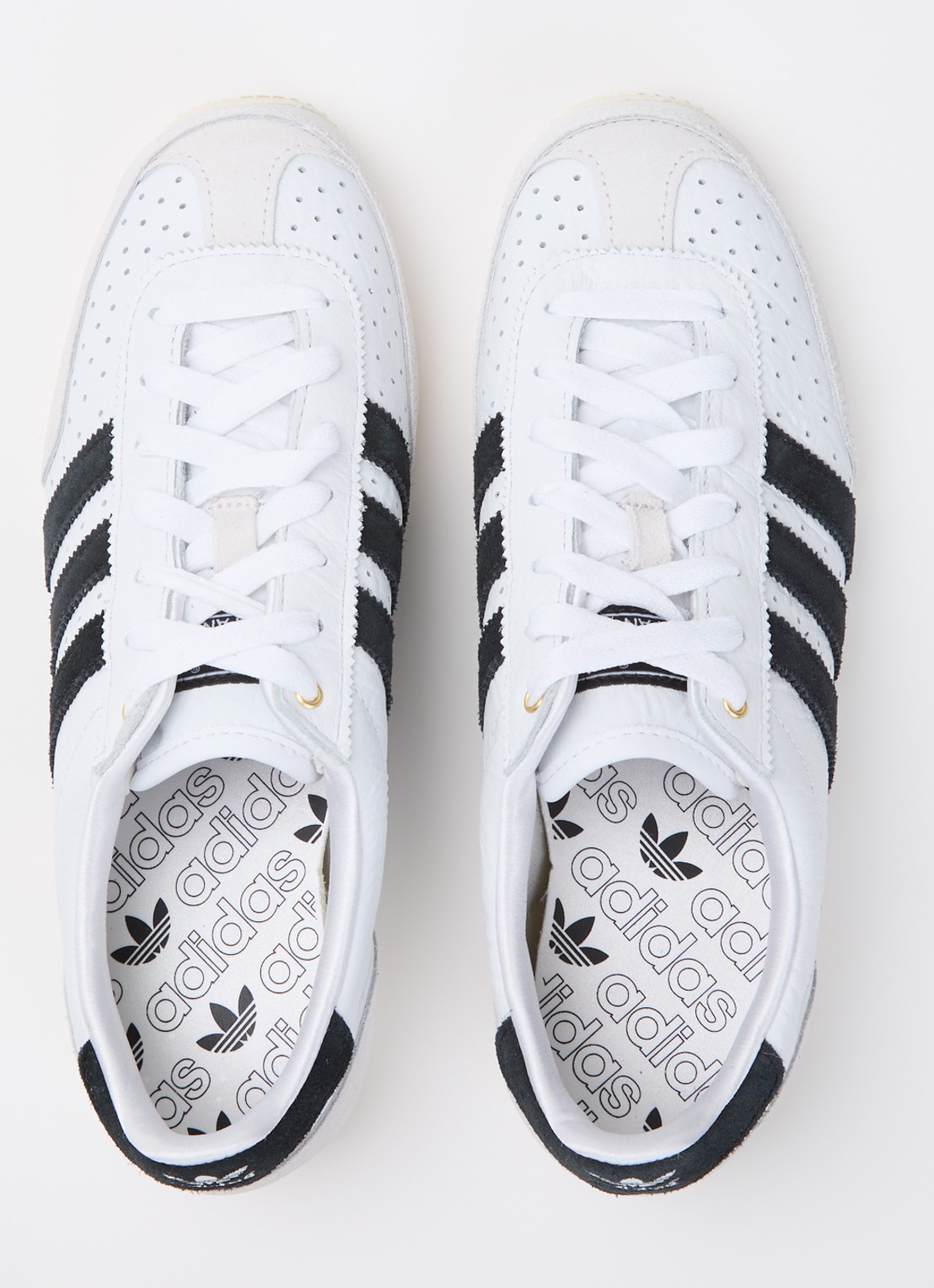 Adidas Japan sneaker van leer met suède details - detail 3 wit