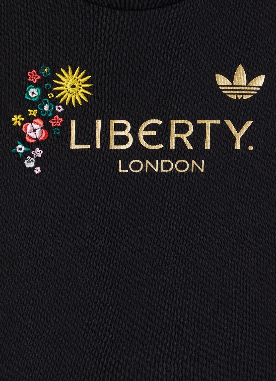Adidas Jurk met logoprint - detail zwart