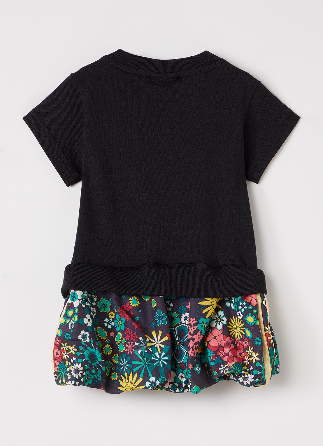 Adidas Jurk met logoprint - voorkant 3 zwart