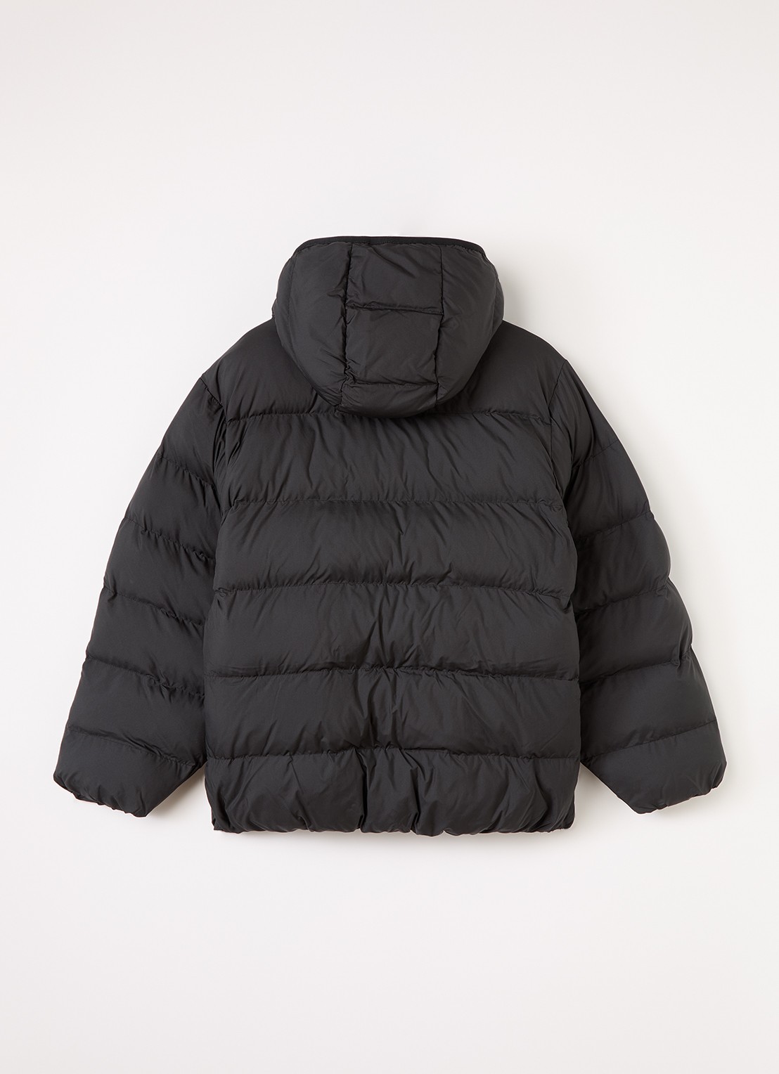Adidas Puffer jack met capuchon - achterkant 3 zwart