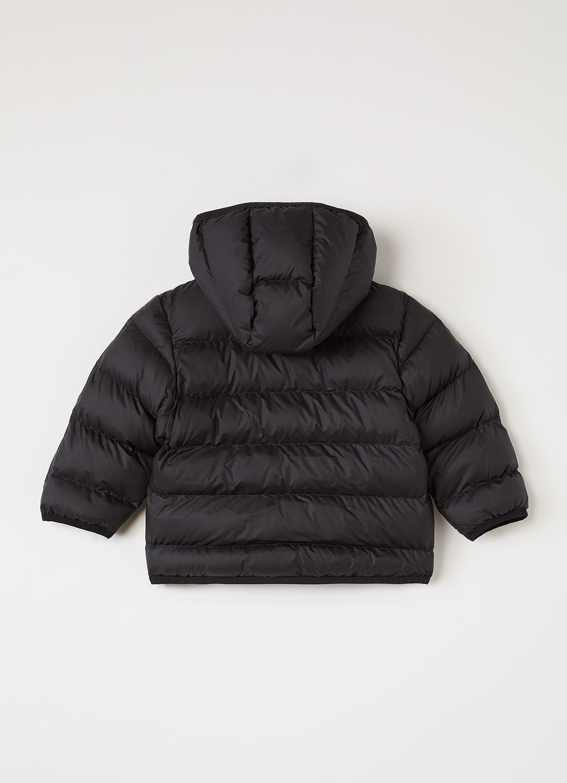 Adidas Puffer jack met logo - achterkant 3 zwart
