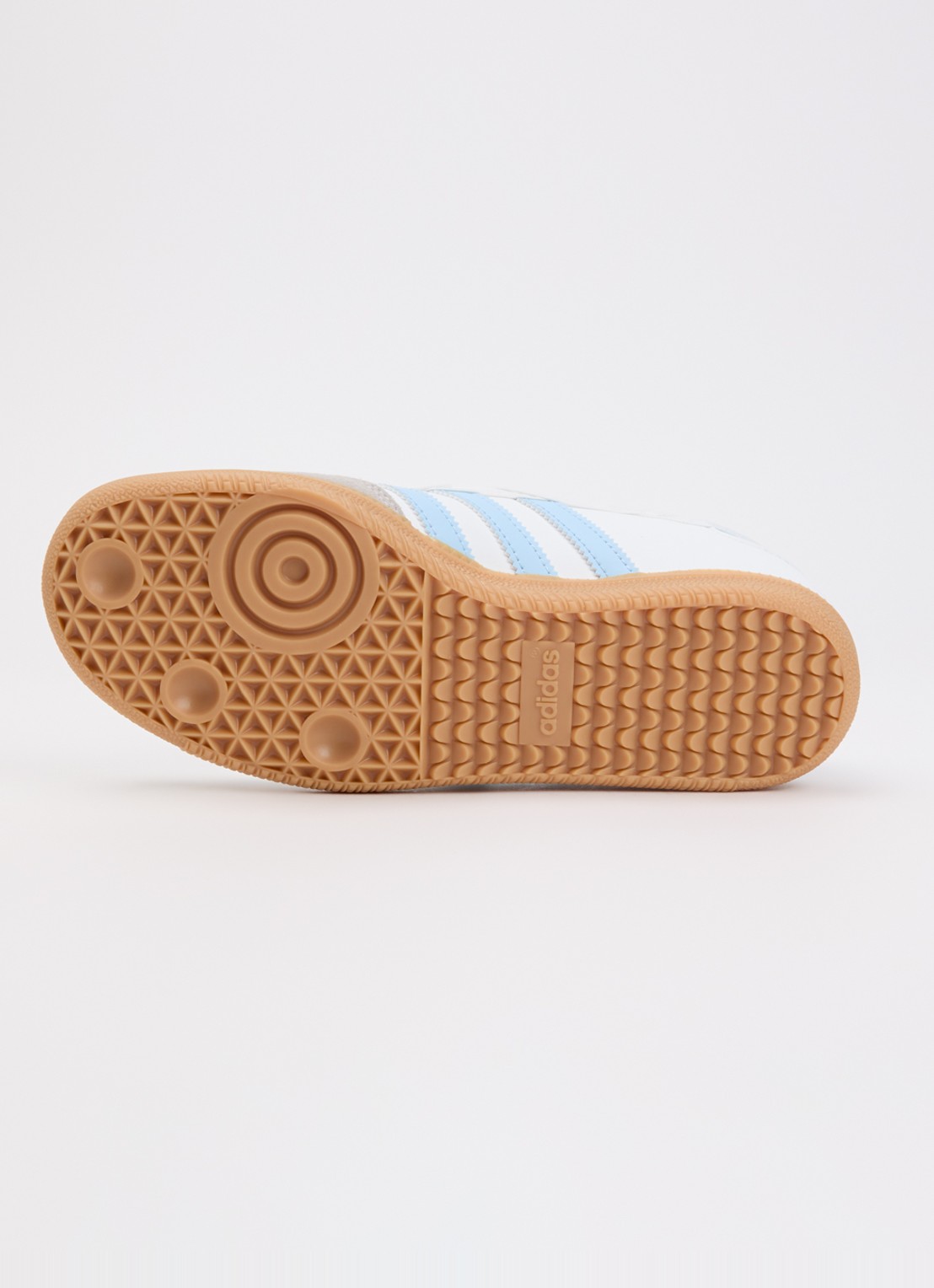 Adidas Samba Jane sneaker van leer met details van suède - detail 2 wit