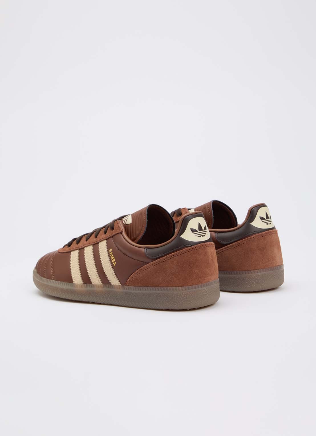 Adidas Samba JP sneaker van leer - achterkant bruin