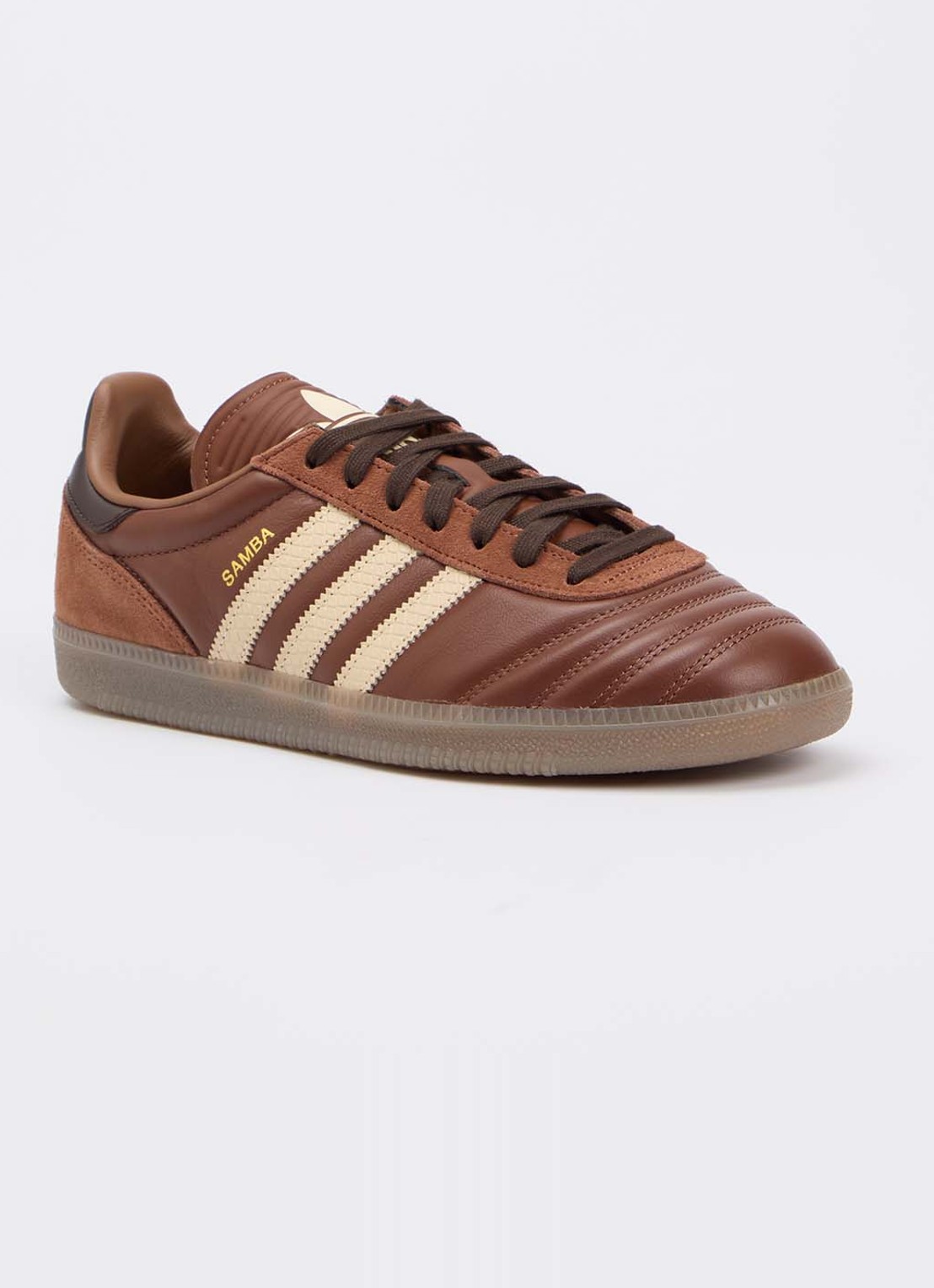 Adidas Samba JP sneaker van leer - voorkant 2 bruin