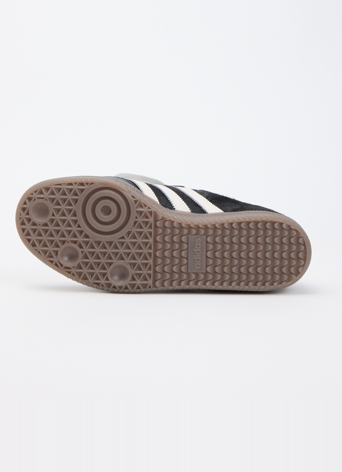 Adidas Samba LT sneaker van leer met ponyhair - detail 4 zwart