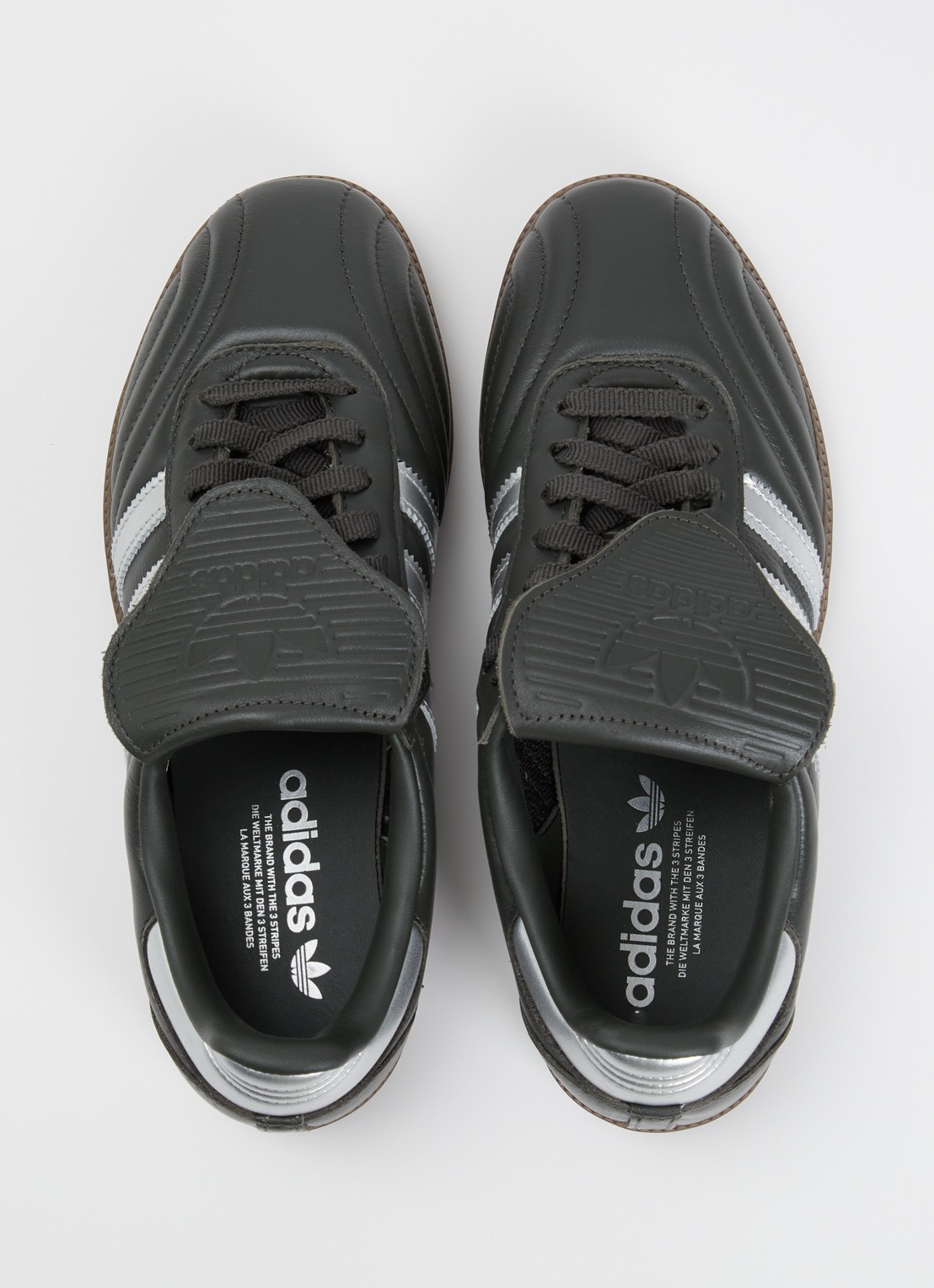 Adidas Samba LT sneaker van leer - detail 3 donkergroen