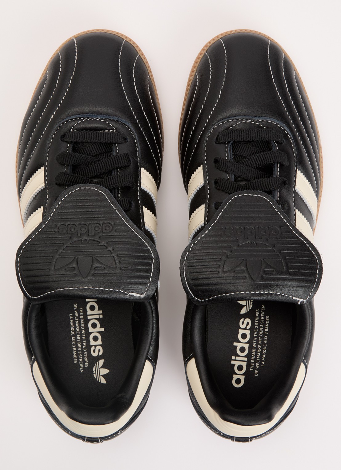 Adidas Samba LT sneakers van leer - detail 2 zwart