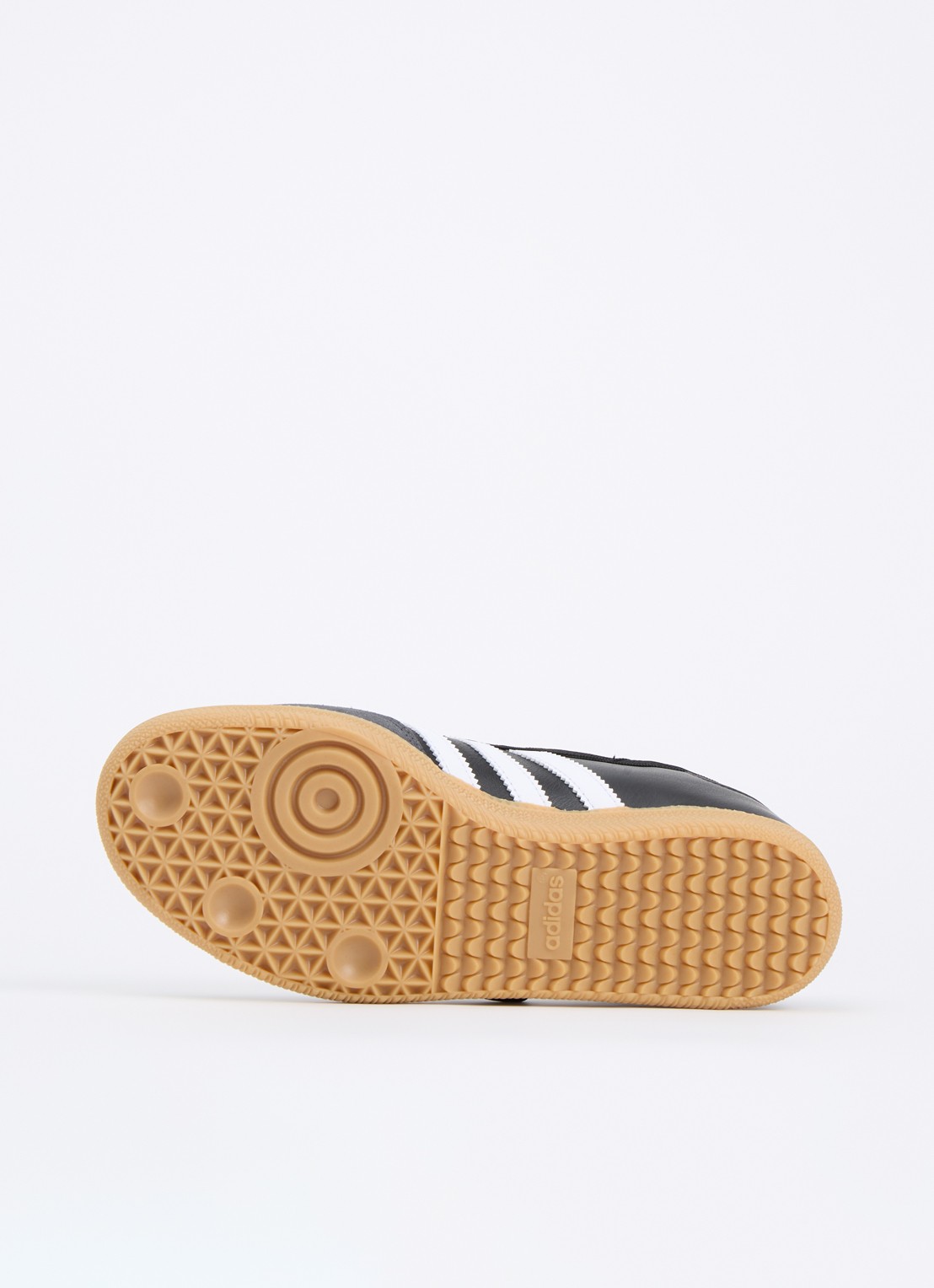 Adidas Samba OG ballerina van leer met logo - detail 3 zwart