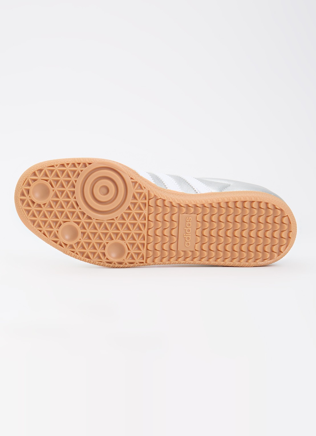 Adidas Samba OG J sneaker met metallic finish - detail 2 zilver