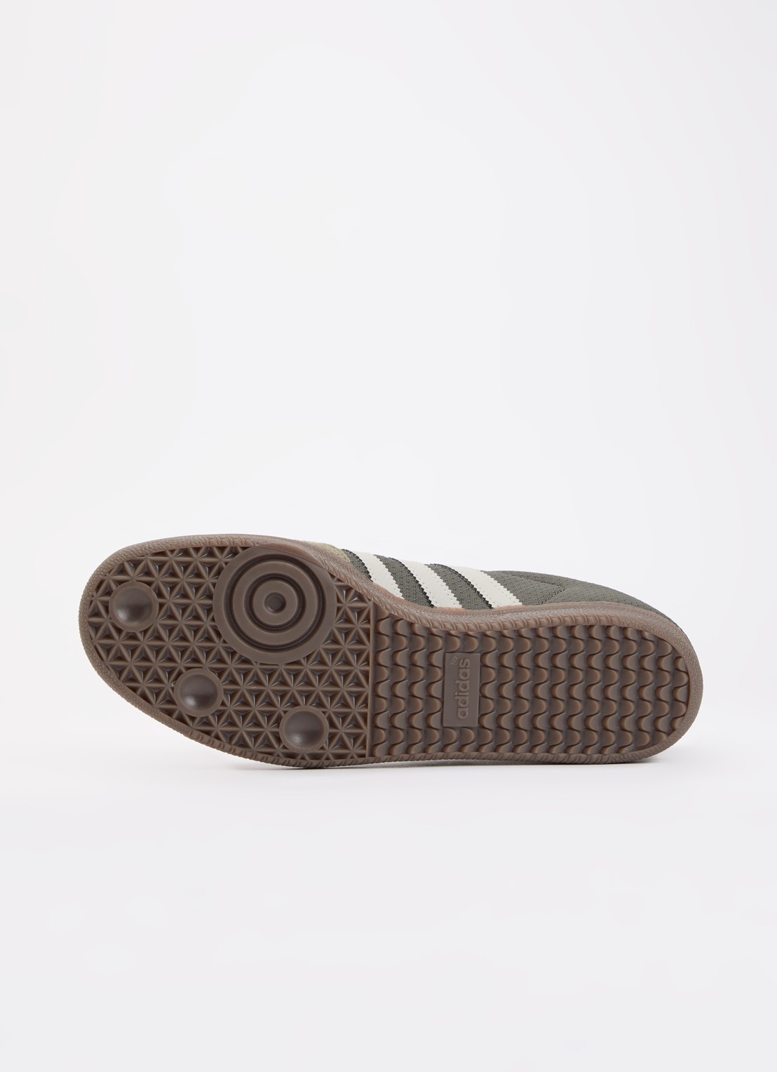 Adidas Samba OG sneaker met details van suède - detail 3 legergroen