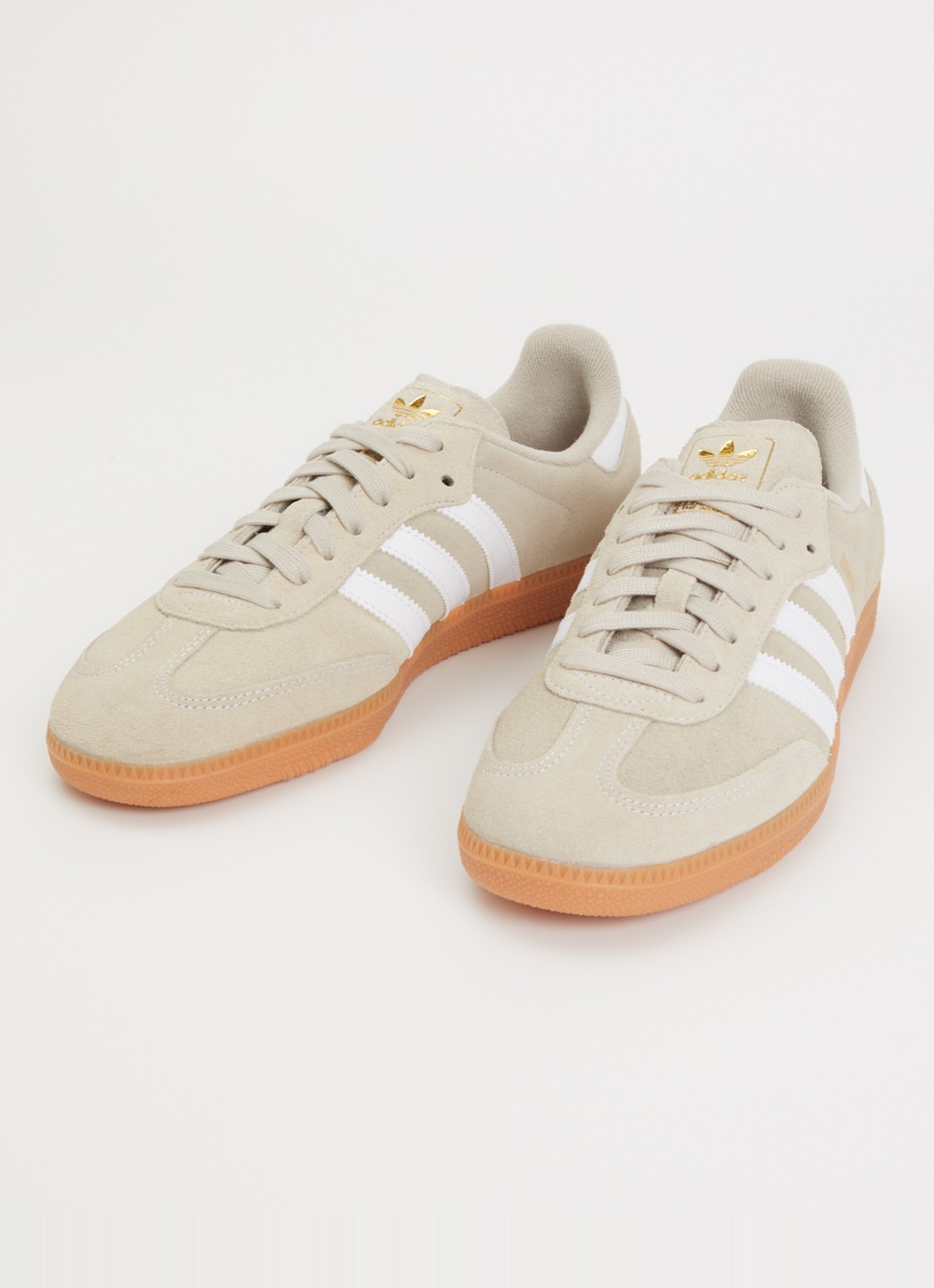 Adidas Samba OG sneaker met logo - detail khaki