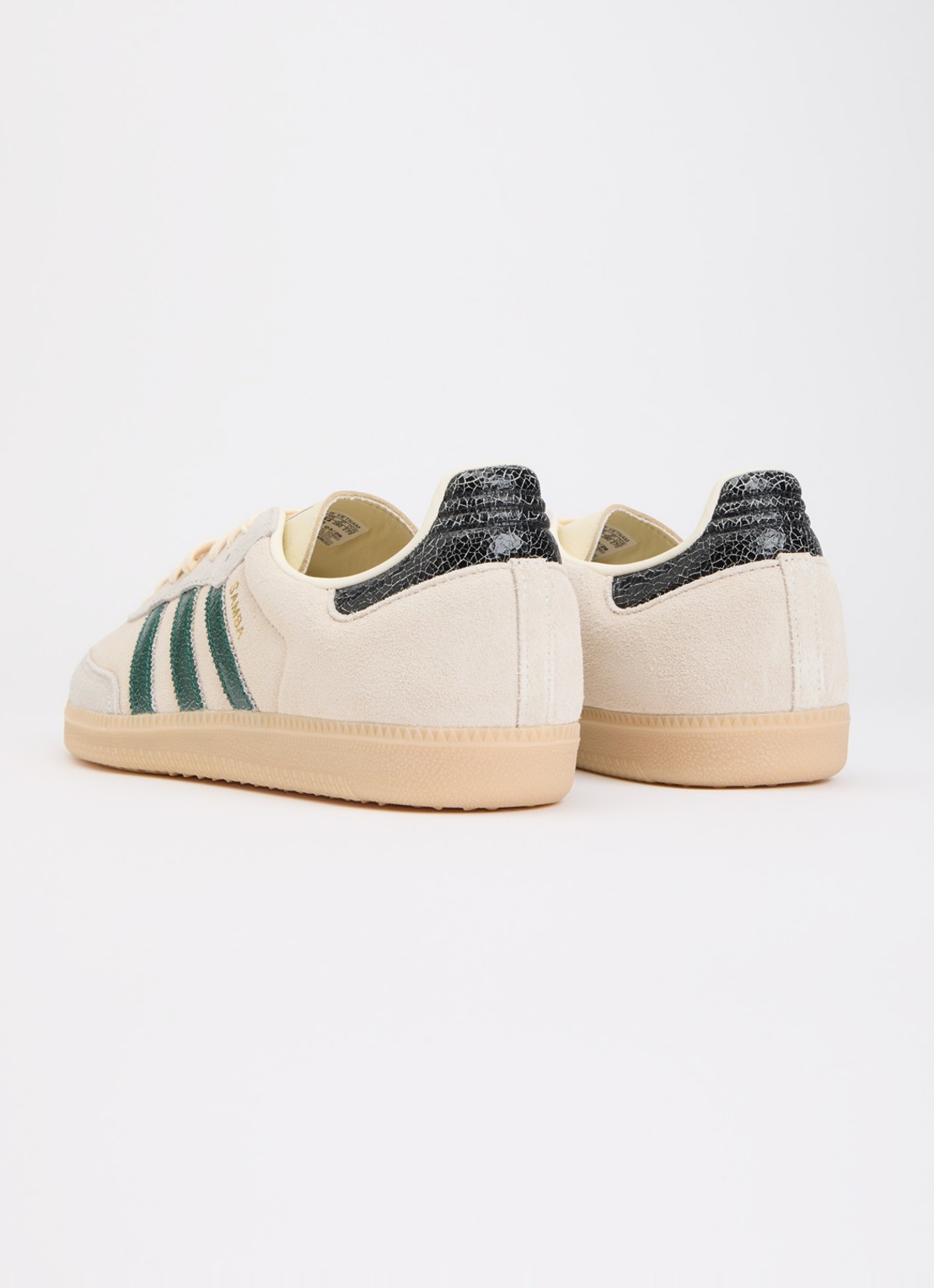 Adidas Samba OG sneaker met logo - achterkant 5 gebroken wit