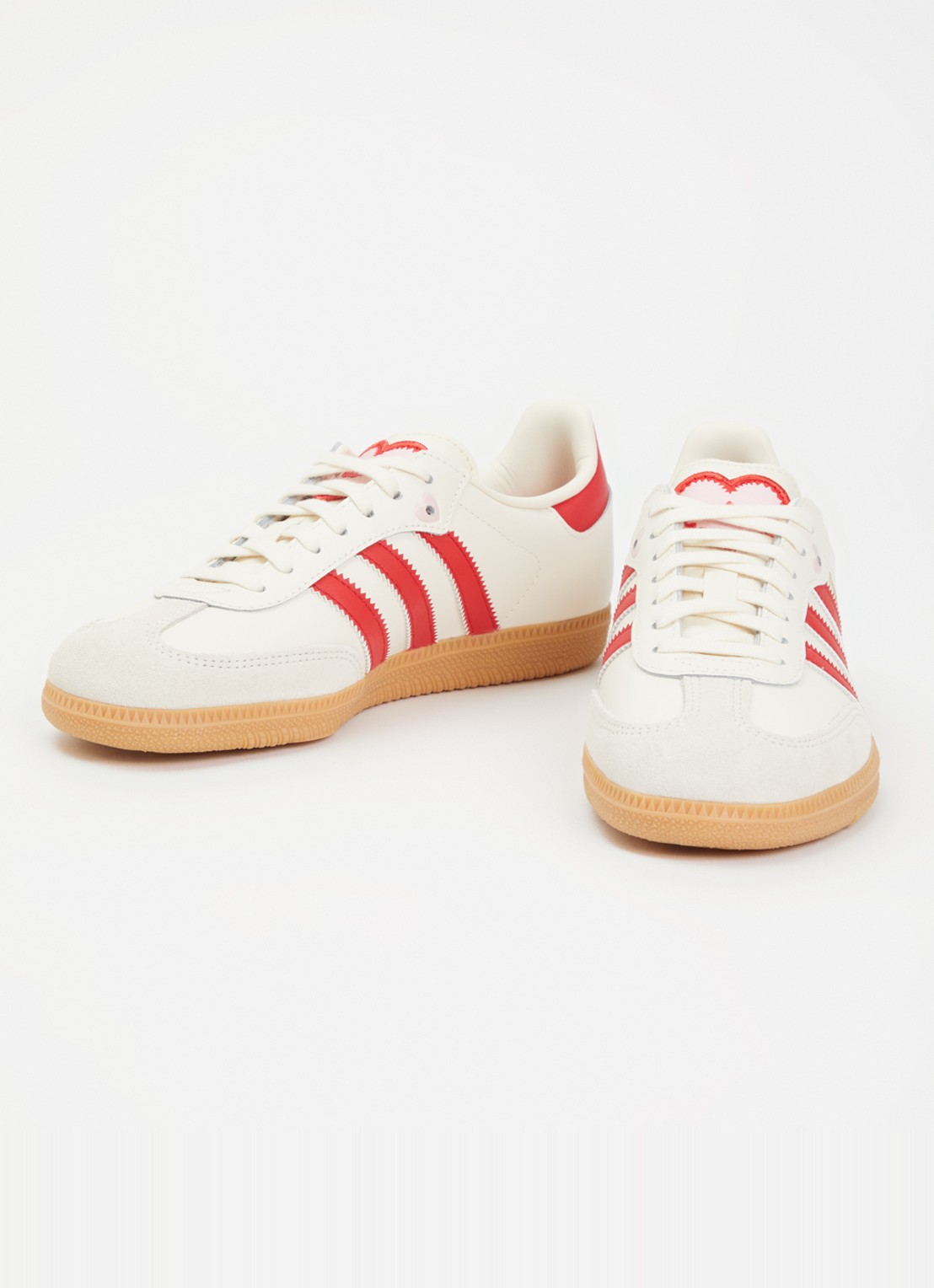 Adidas Samba OG sneaker van leer met suède details - detail 2 beige