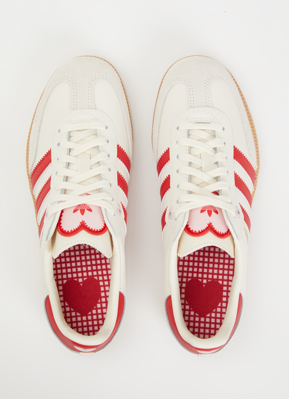 Adidas Samba OG sneaker van leer met suède details - detail 3 beige