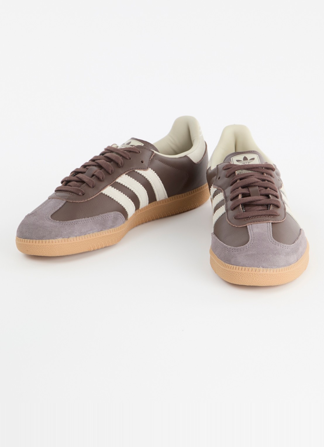 Adidas Samba OG sneaker van leer met suède details - detail 6 donkerbruin