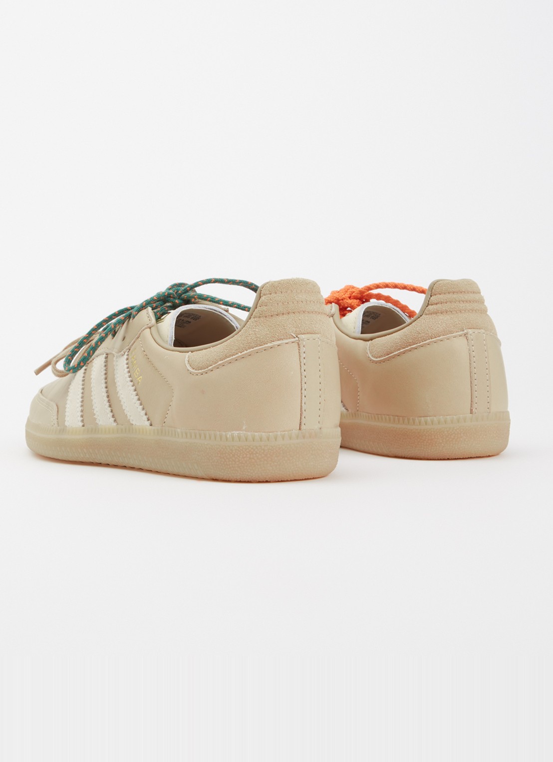Adidas Samba OG sneaker van leer - achterkant camel