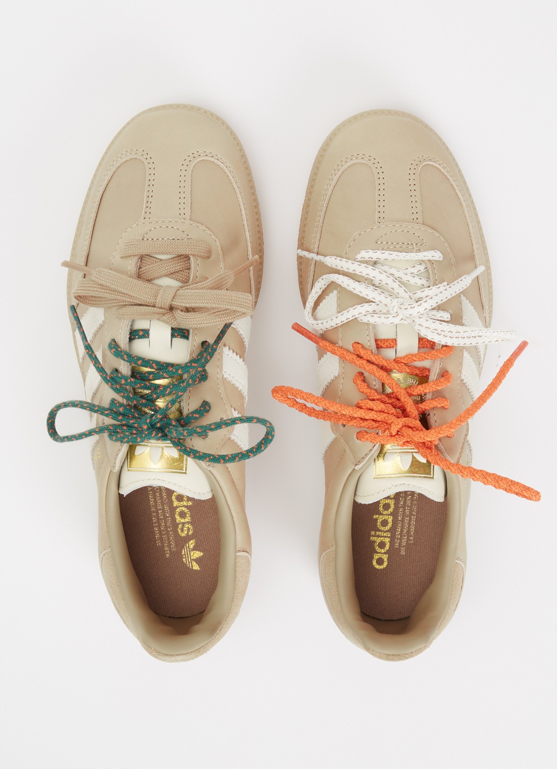 Adidas Samba OG sneaker van leer - detail 4 camel