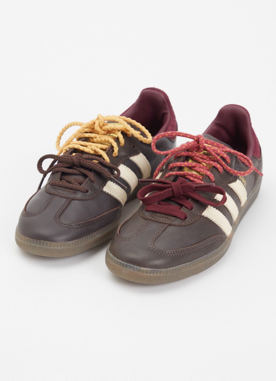 Adidas Samba OG sneaker van leer - detail 3 donkerbruin