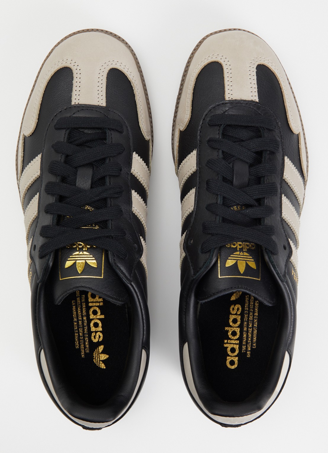 Adidas Samba OG sneaker van leer - detail 4 zwart