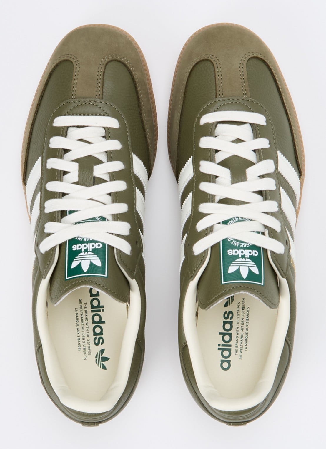 Adidas Samba OG sneaker van leer - detail 4 groen
