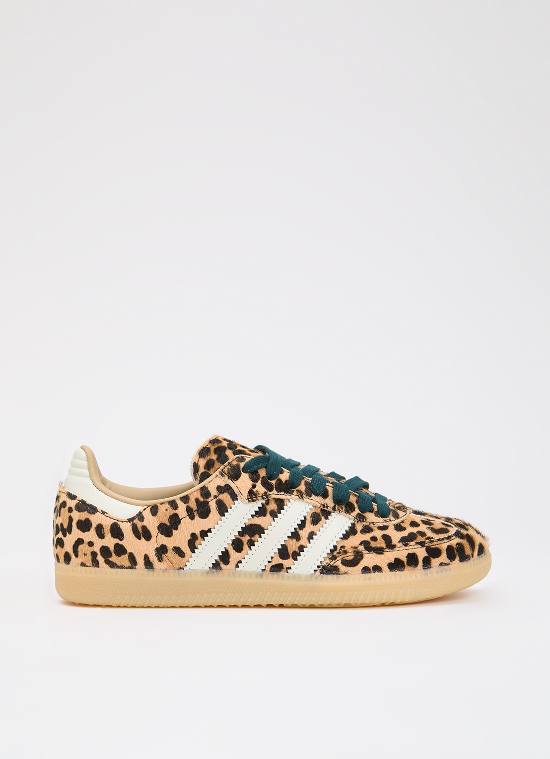 Adidas Samba OG sneaker van suède met leren details  - voorkant 4 bruin