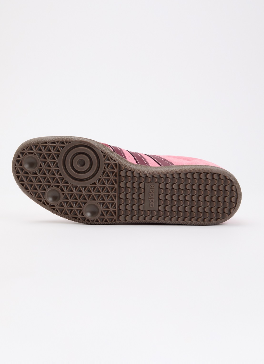 Adidas Samba OG sneaker van suede met lerendetails - detail 4 roze