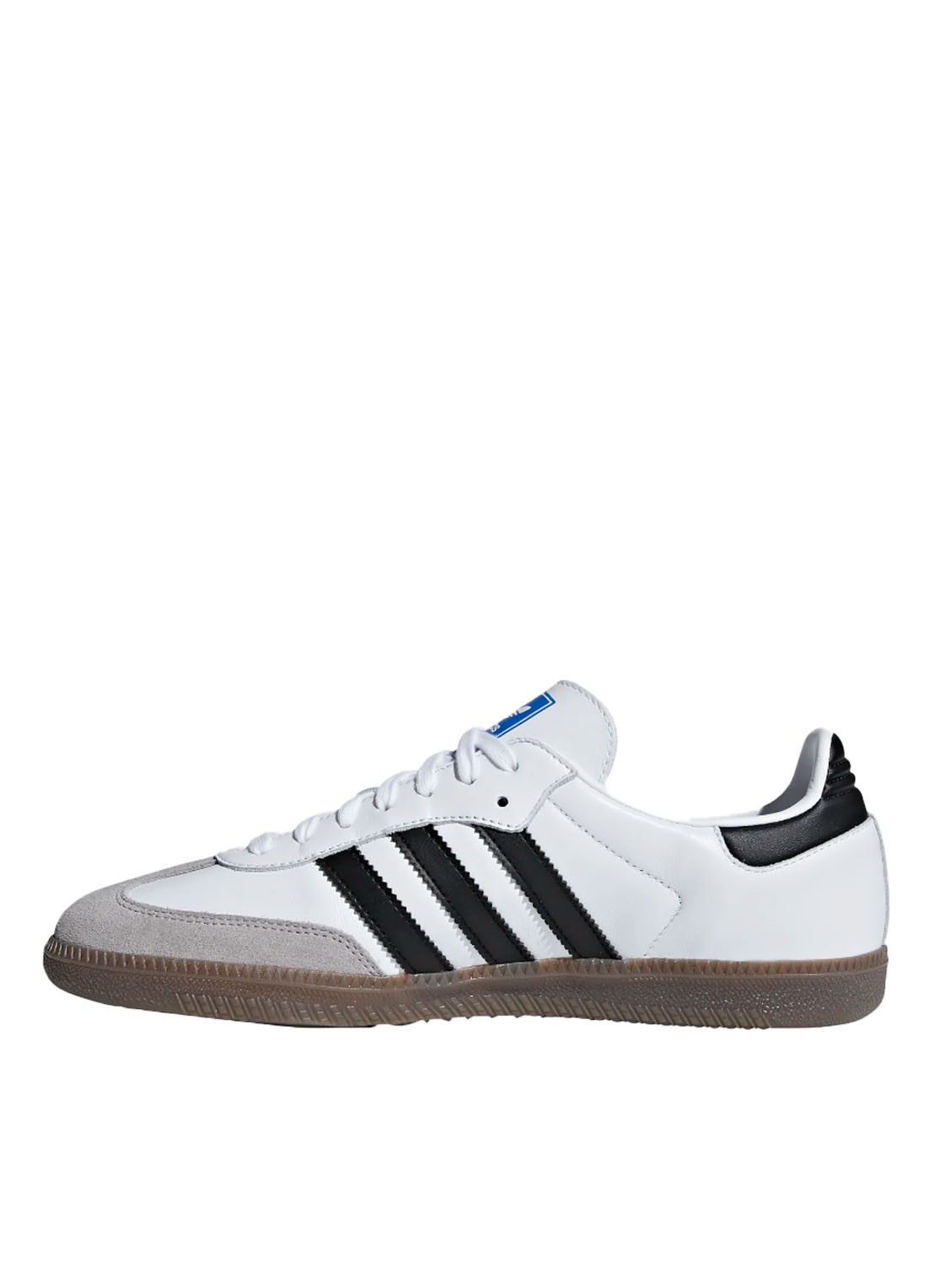 Adidas Samba OG sneakers van leer met suède details - detail 3 wit