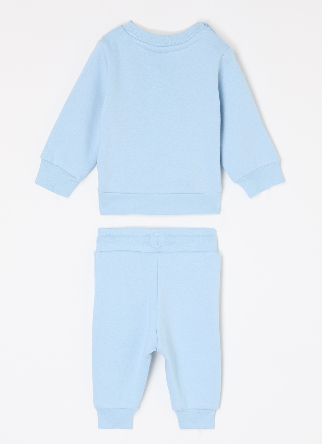 Adidas Set van sweater met joggingbroek 2-delig - voorkant 2 lichtblauw