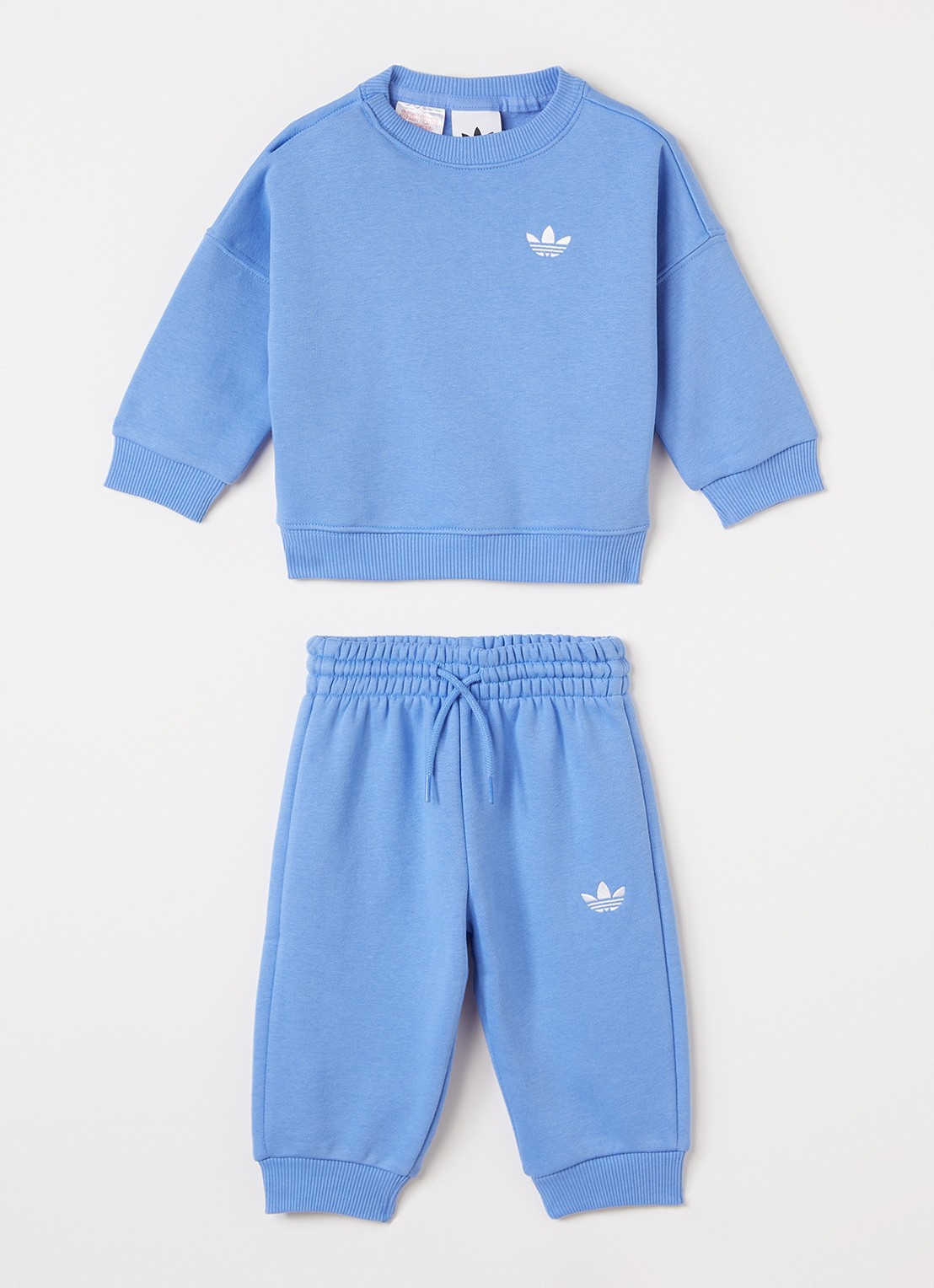 Adidas Set van sweater met joggingbroek 2-delig - voorkant 3 blauw