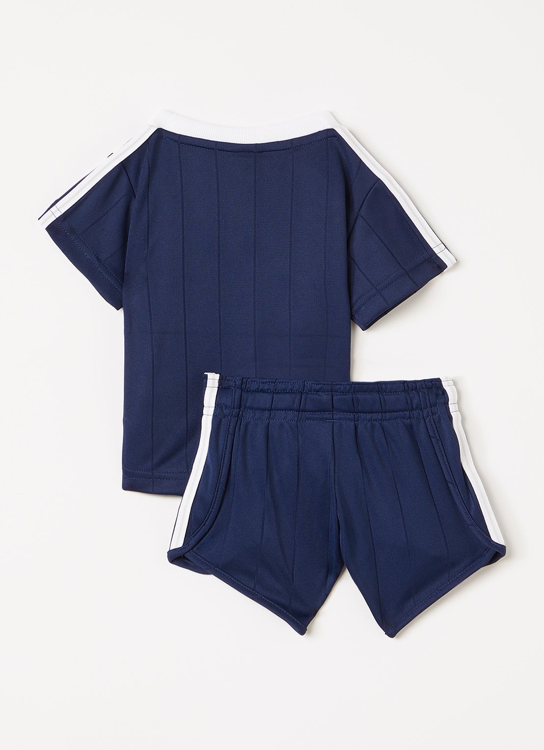 Adidas Set van T-shirt met korte broek 2-delig - voorkant 2 donkerblauw