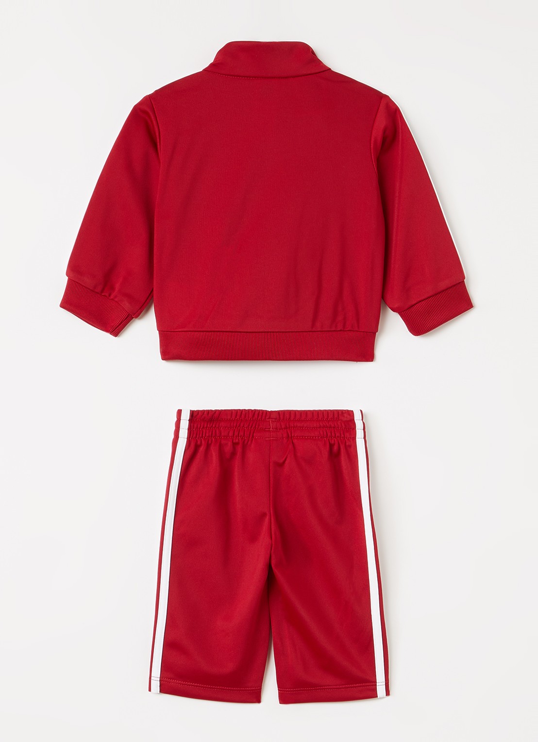 Adidas Set van trackvest met trackpants 2-delig - voorkant 2 rood